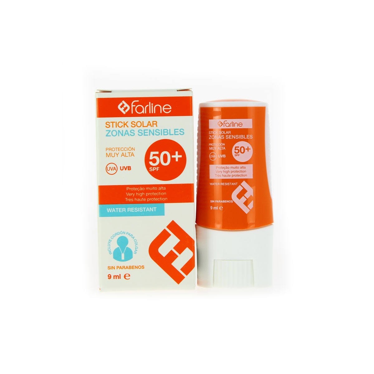 stick solar zonas sensibles spf50 farline 9 ml